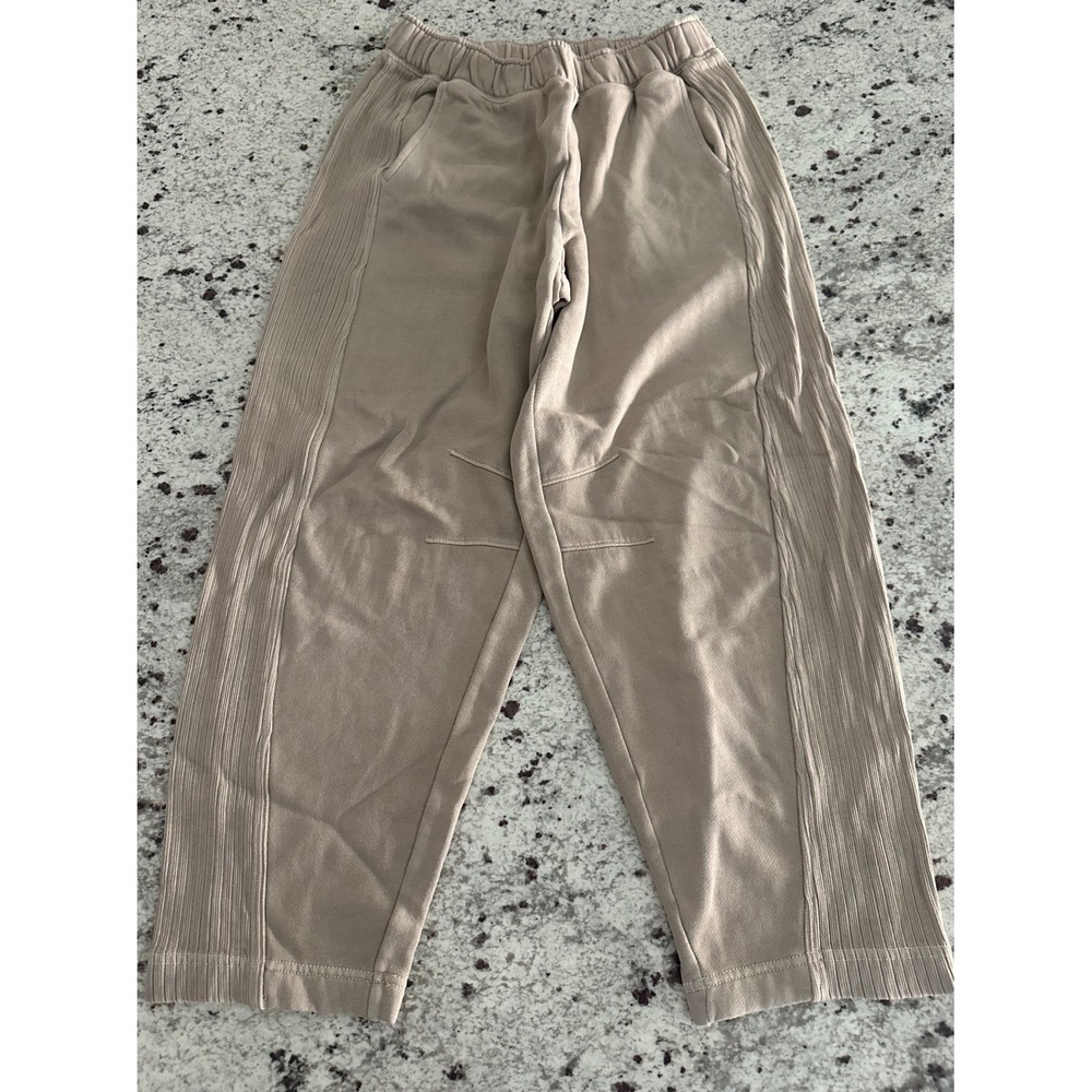 Aerie Oh Snap! Barrel taupe sweatpants S Small
